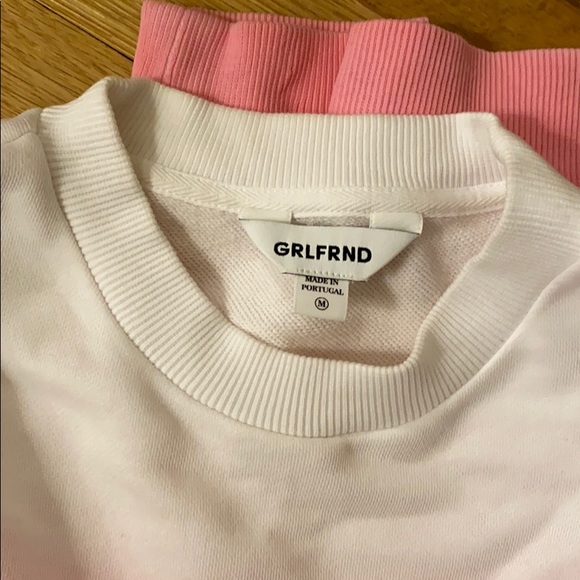 GRLFRND Pink Gradient Crewneck Sweatshirt M - Picture 4 of 5